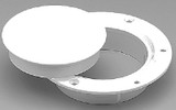 AFI/MARINCO/GUEST/NICRO/BEP N10864DW DECK PLATE 4IN SNAP-IN WHT PLS