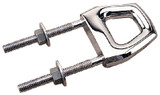 SEA-DOG LINE 079233-1 CHROME ZINC TWIN SHANK BOW EYE