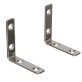 SEACHOICE 37551 S/S ANGLE BRACKET (2/PK)