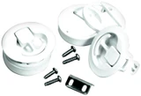 T-H MARINE NFSL52DP FLUSH SLAM LATCH 1-1/16-7/8 WH