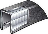 TACO METALS V30-1008B25-1 1/4  X 25' FLEX TRIM BLACK