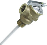 CAMCO RV 10423 T&P VALVE 1/2" W/4" PROBE