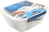CAMCO RV 43517 SINK KIT W/DISH DRAINER WHT