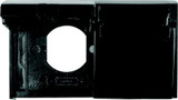 JR PRODUCTS 05-12115 WEATHER PROOF OUTLET COVER BLK