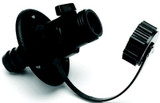 T-H MARINE WDV1DP WASH DOWN FTG W/SHUT OFF VALVE
