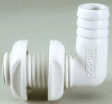 ATTWOOD MARINE 3877-3 THRU-HULL CON. 90 DEG 3/4IN WH