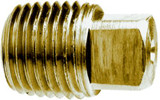 BRASS FITTINGS 28085 1/4 BRASS SQ HEAD PIPE PLUG
