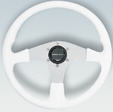 UFLEX CORSE-W/S STEERING WHEEL WHT PVC GRIP