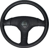 UFLEX V60 STEERING WHEEL-BLACK 3-SPOKE