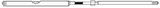 UFLEX M86X12 CABLE STEERING 12 FT RACK