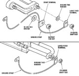 SEASTAR SOLUTIONS HA5477 GROUNDING STRAP-O/B HYD CYL