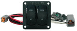 LENCO 10222-211D SWITCH DOUBLE ROCKER FOR TRIM