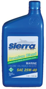 SIERRA 18-9400-2 OIL-25W40 FCW I/O-I/B QT@12CS