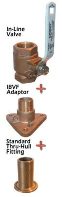 GROCO IBVF-2000 2" NPS TO NPT BRONZE ADAPTOR