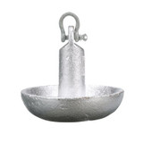 SEACHOICE 41350 MUSHROOM ANCR-20# ALUM PAINTED