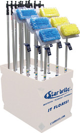 STARBRITE 40818 BOAT HOOK-BRUSH DISPLAY 18 PC
