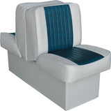 WISE SEATING 8WD707P-1-660 LOUNGE W/ 10" BASE-GY/NAVY