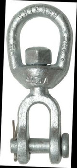 CHICAGO HARDWARE 216050 SWIVEL J&E 1/4 GALV SS COTTER