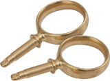SEA-DOG LINE 580590-1 OARLOCK HORN 2IN ROUND BRASS