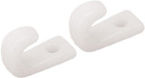 SEA-DOG LINE 671426-1 LASHING HOOK 1-HOLE WHT 5PK