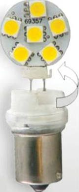 SCANDVIK 41122P ADAPTER E27 TO G4