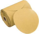 MIRKA ABRASIVES 23-342-400 GOLD 6" PSA LINKROLL DISC 400G