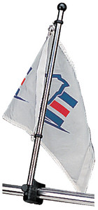 SEA-DOG LINE 327124-1 FLAGPOLE 30IN SS RAIL MOUNT