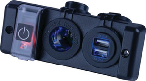 SEA-DOG LINE 426506-1 USB   POWER SOCKET W/BREAKER