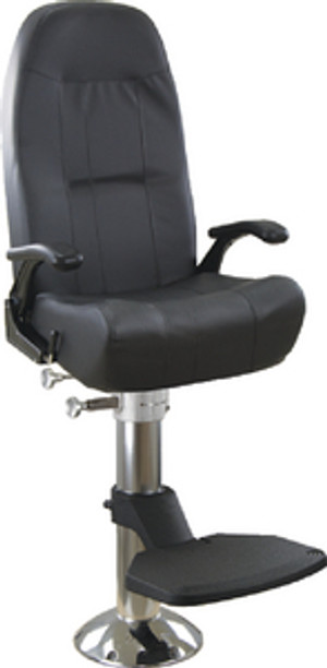 SPRINGFIELD MARINE 1002062 CHAIR NORWEGIAN HELM W/24" PED