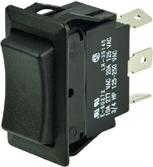 AFI/MARINCO/GUEST/NICRO/BEP 1001712 ROCKER SWITCH DPDT ON-OFF-ON