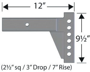 PROGRESS MFG INC 90024125 2.5IN EQUALIZER HITCH SHANK3I