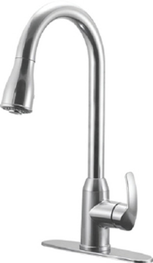 DURA FAUCET DF-NMK508-SN KITCHEN FAUCET BRUSH SAT NICKE