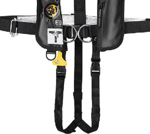 MUSTANG SURVIVAL  MA303213 SAILING LEG STRAPS BLACK