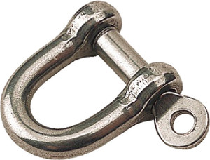 SEA-DOG LINE 147126-1 D-SHACKLE 1/4" S/S CAPTIVE
