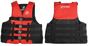 BODY GLOVE VESTS 85107 EVO VEST RED/BLK XL