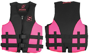 BODY GLOVE VESTS 85113 EVO VEST PINK/BLK YOUTH