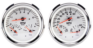 SIERRA 21000P WHITE MULTI GAUGE KIT MM YAM