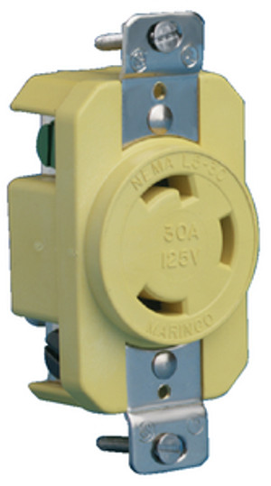 AFI/MARINCO/GUEST/NICRO/BEP 305CRR SINGLE RECEPTACLE 30A LOCKING