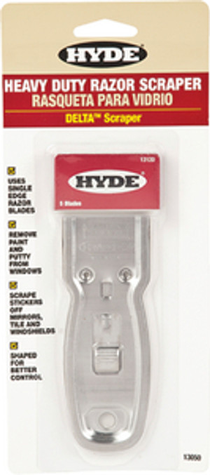 HYDE TOOLS 13050 HD GLASS SCRAPER W/5 BLADES