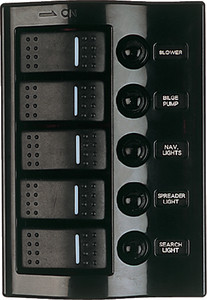 SEA-DOG LINE 425800-1 NYLON CIRCUIT BREAKER PANEL -
