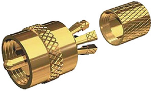 SHAKESPEARE ANTENNAS PL-259-CP-G CENTER PIN CONNECTOR FOR PL259