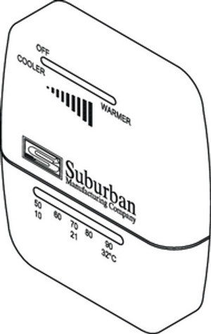 SUBURBAN MFG 161154 WALL THERMOSTAT-HEAT ONLY