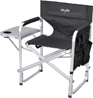 MING'S MARK INC SL1204-BRN DELUXE CAMPING CHAIR BROWN