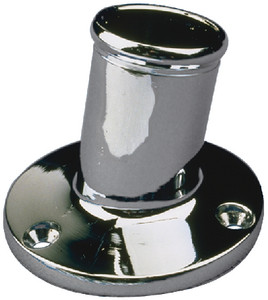 SEA-DOG LINE 492211-1 FLAG POLE SOCKET 3/4IN CHR BR