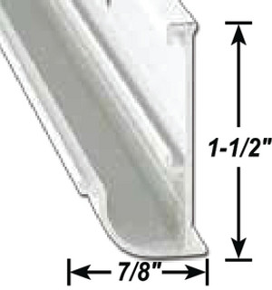 A P PRODUCTS 021-56201-8 GUTTER RAIL PW 8' @5