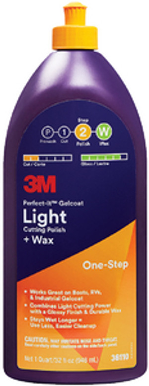 3M 36111 GELCOAT LT CUT POLISH-WAX GAL