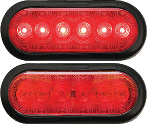 OPTRONICS TLL-12RK FLEET COUNT LED6"OVAL SET2/PK