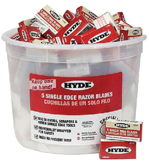 HYDE TOOLS 49500 RAZOR BLADES PAIL 100   5-PACK