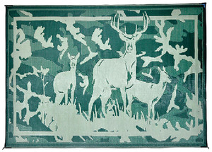 MING'S MARK INC HC8114 MAT-DEER 8' X11' CAMO GREEN