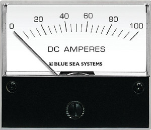 BLUE SEA SYSTEMS 8017 AMMETER & SHUNT COMB. 0-100AMP